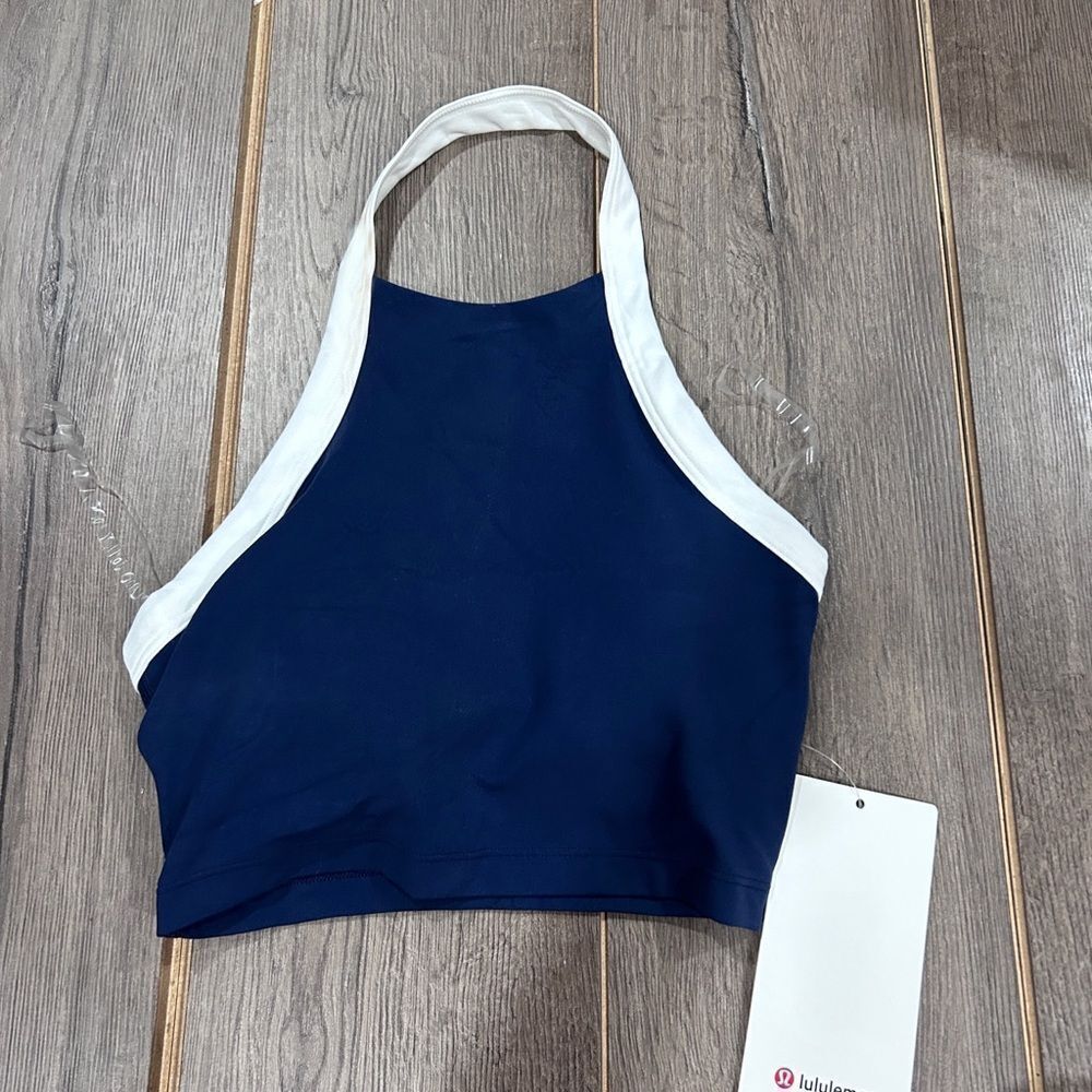 New Nulu Cropped Halter Tank Top